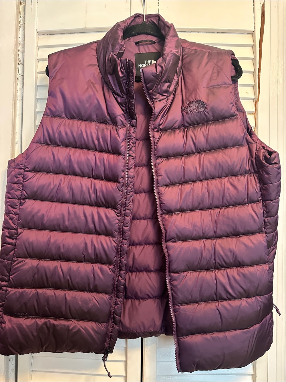 The North Face Women's Purple Quilted Packable Vest